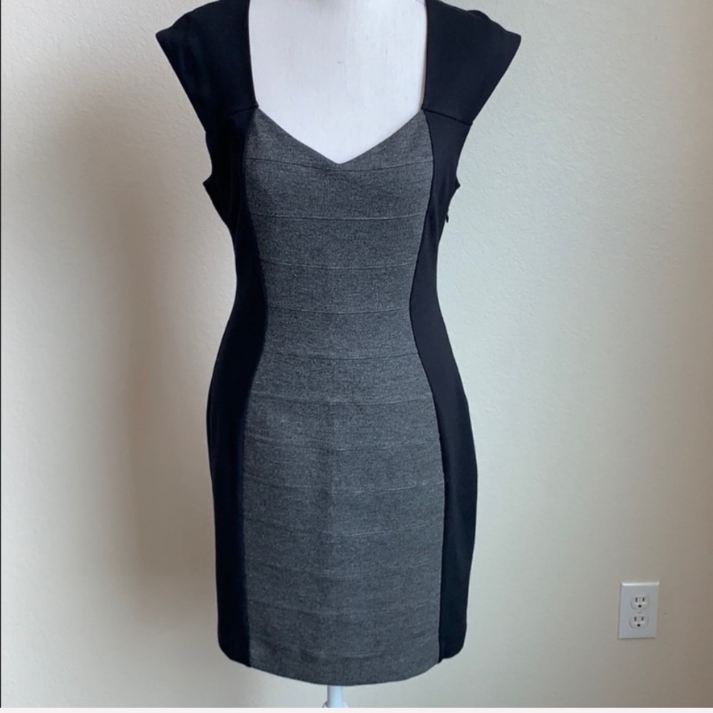 Express Black & Grey Dress Sz 10